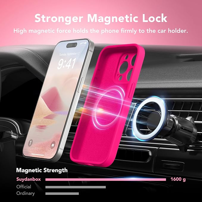 Magnetic for iPhone 15 Pro Case, Compatible - Image 3