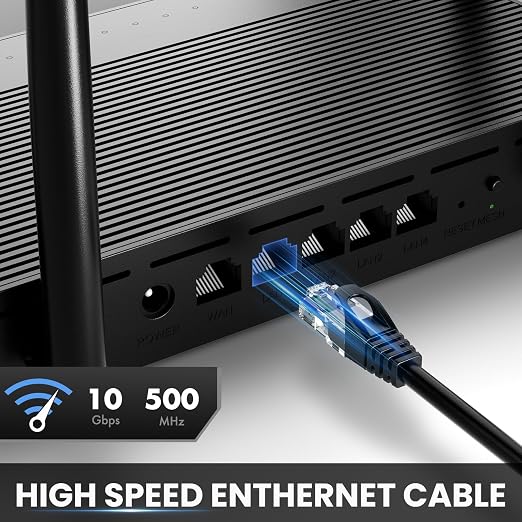 Ultra Clarity Cables Cat 6 Ethernet Cable 3 Feet, Cat6 Patch Cable, High Speed - Image 2