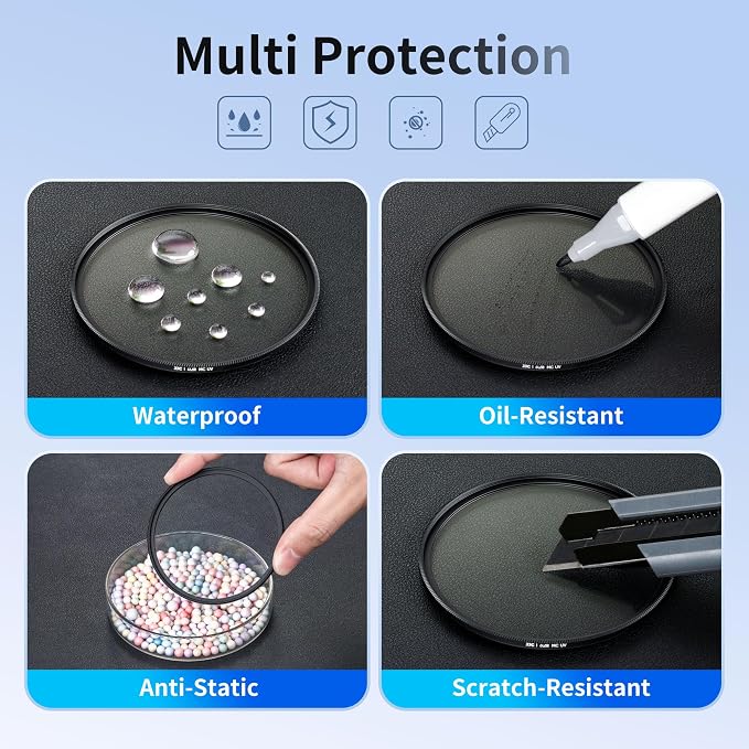 JJC 58mm Ultra-Low Reflectivity UV Filter Lens Protection - Image 6