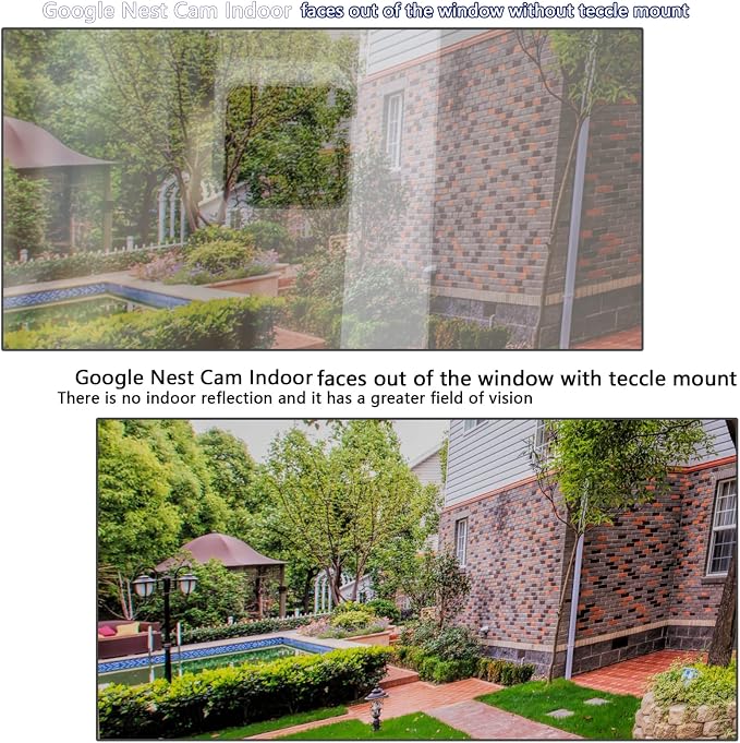 Teccle Window Mount for Google Nest Camera Indoor, Through Window Use Nest Cam - Image 5