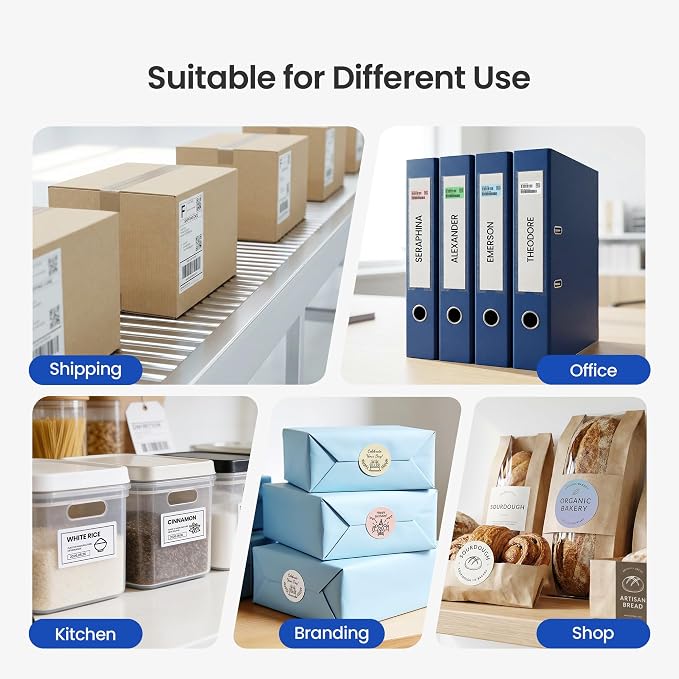 Bluetooth Thermal Shipping Label Printer, 4x6 Portable Thermal Label Printer - Image 8