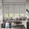 SmartWings Motorized Roller Shades 5% Openness Work by SmartWings