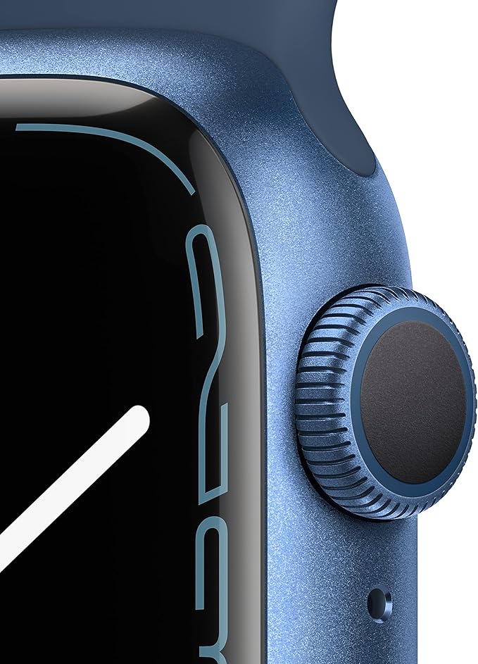 Apple Watch Series 7 Blue Aluminum Case - Image 2
