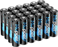 Mupoer Rechargeable AA Batteries 24 Count, Lithium Battery AA 1.5V 3000mWh by Mupoer