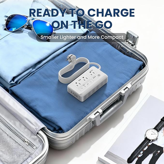 Mapambo 2000W Voltage Converter US to Europe, 7 in 1 Converter for European Travel for Hair Dryer, Kettles, Coffee Makers and etc. 220v to 110v Converter for International Travels