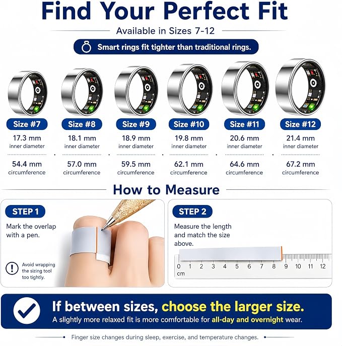 Smart Ring Health & Fitness Tracker - Image 2