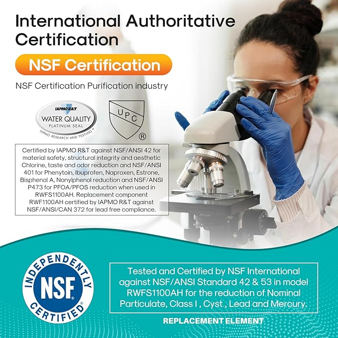 ICEPURE DA29-00003G Remove PFOA&PFOS, NSF/ANSI 401&473&53&42&NSF/ANSI/CAN 372 Water Filter, Replacement for Samsung DA29-00003A, Aqua-Pure Plus DA29-00003B, HAFCU1, RF267AERS, HDX-FMS-1, 3PACK