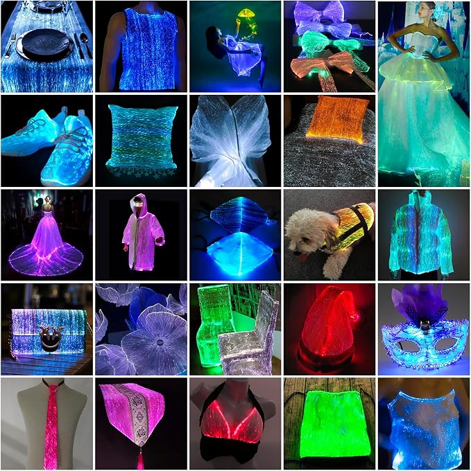 Fiber Optic Fabric, Led Accessories, Led Fiber Optic Mesh Lights - Image 4