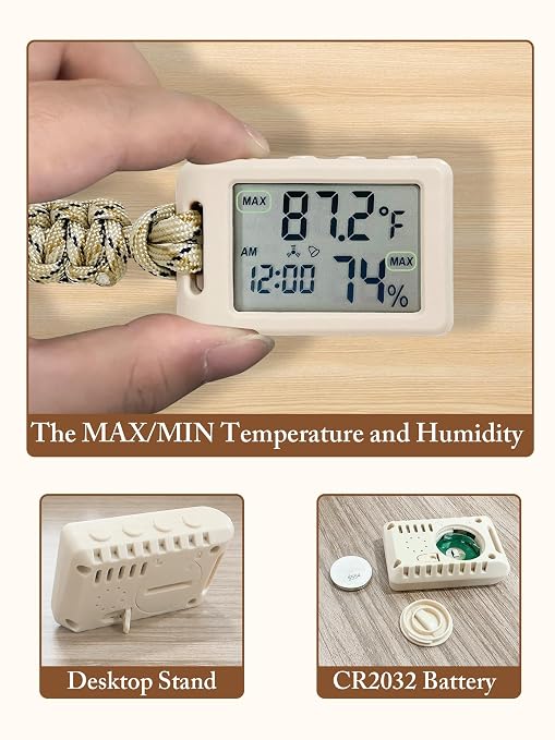 Digital Thermometer, Room Thermometer Indoor, Temperature Humidity Monitor - Image 6