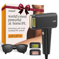 Nood™ NEW Flasher Pro — IPL Laser Hair Removal Device & Anti-Aging Red Light Therapy for Women & Men — Pain-free, Permanent, Visible Results After First Use & Works Everywhere Hair Grows — Matte Black