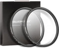 Walking Way 82mm White Mist Diffusion Filter Set, Soft Focus Dreamy Fog Effect by WalkingWay