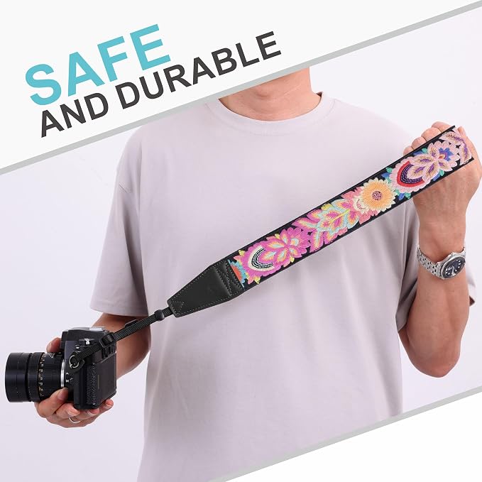 Padwa Lifestyle Colorful Knit Camera Strap - Image 7