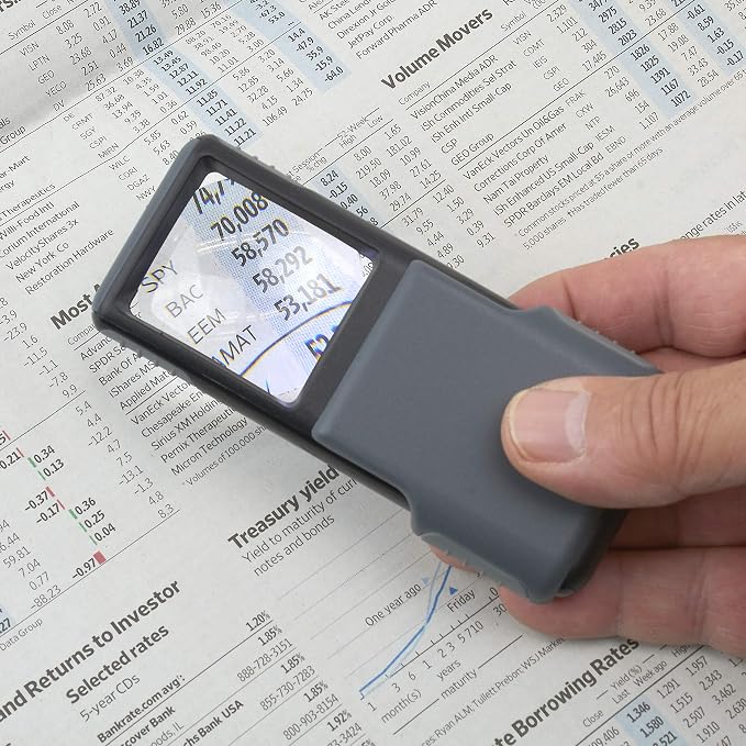 Carson 5x MiniBrite LED Lighted Slide-Out Aspheric Magnifier - Image 7