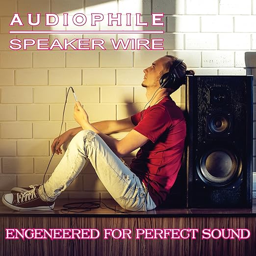 NATIONAL Wire&Cable - 14/2 Audiophile Speaker Wire (1000 Feet) 14AWG Gauge - Made in USA - in Wall Audio Speaker Wire Cable/CL Rated/ETL Listed / 2 Conductors - Oxygen-Free Copper, White 1000ft
