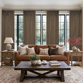120 Inch Extra Long Dark Brown Curtains by Twodrapes