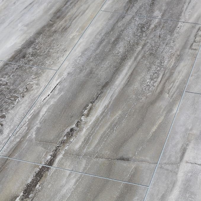 Palisade 78in x 60in x 32in Waterproof Vinyl Shower Surround Kit with Accessories in Louvre Granite
