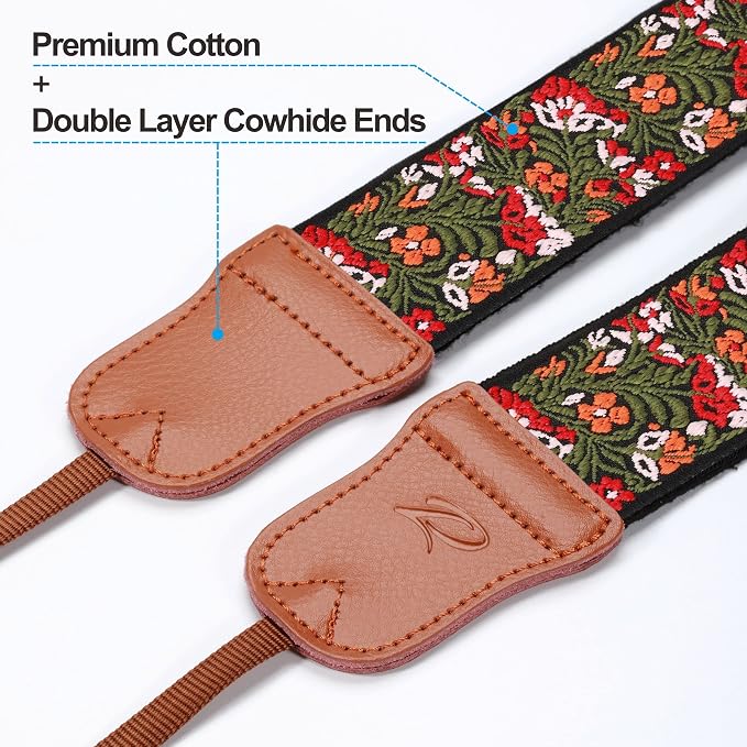 Padwa Lifestyle Green Flower Camera Strap - Image 3