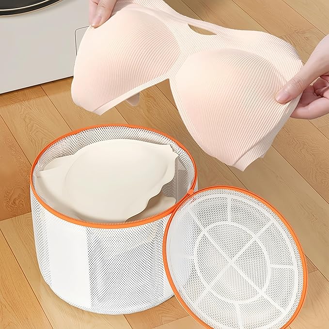 Bra Washing Bag with Anti-Deformation Structure and Fixed Hand-Wash Board,Bra Bag for Washing Machine,Laundry Bag for Delicates (Green)