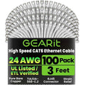GEARit Cat 6 Patch Cables 3 ft White by GEARit