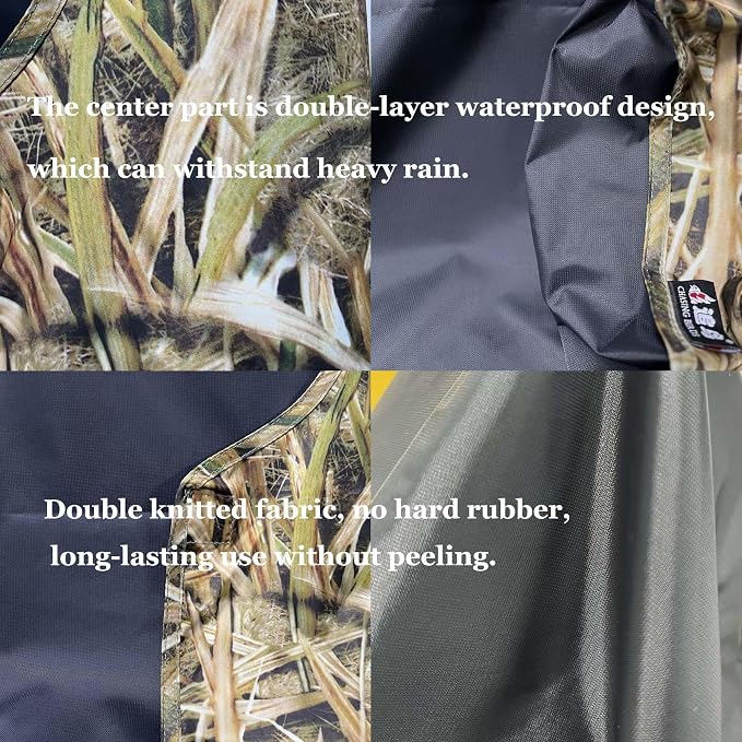 Fujing CHASING BIRDS Camo Waterproof Rain Covers Raincoat S Size - Image 3