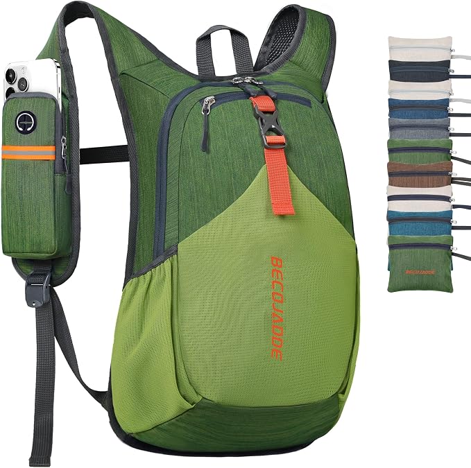 BECOJADDE 15L Small Hiking Backpack by BECOJADDE