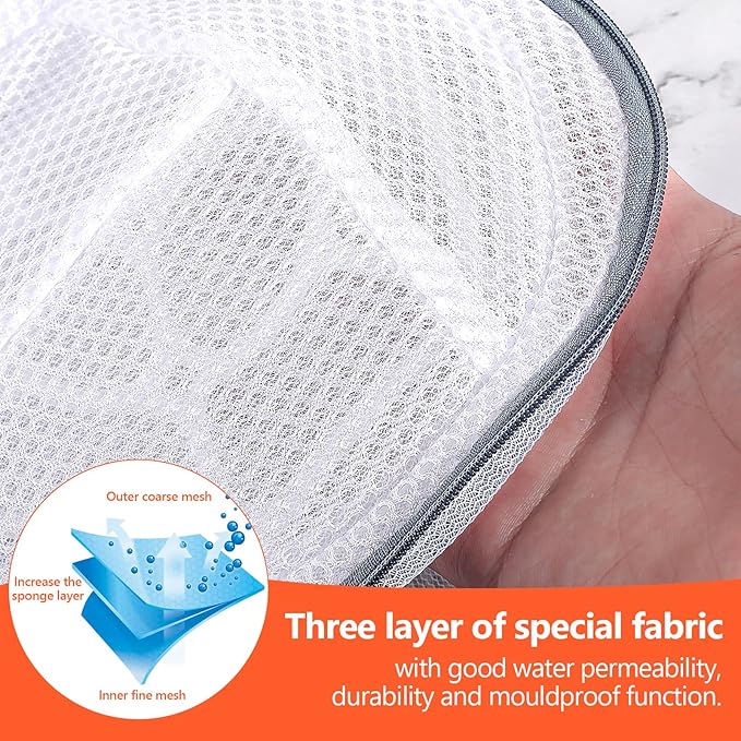 IANFAN 5 Pack Large Bra Laundry Bags for Washing Machine, Underwear Brassiere Bag Set Brassiere Wash Bags for Laundry Lingerie Bag for Washing Delicates Bra Washer Protector