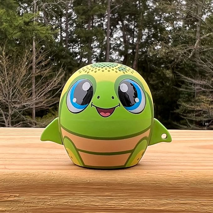 My Audio Pet TWS Mini Bluetooth Animal Wireless Speaker for Kids of All Ages - True Wireless Stereo – Pair with Another TWS Pet for Powerful Rich Room-Filling Sound (Turtle)