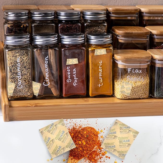 Wisesorb 960 Pack 62% Size 8 Two-Way Humidity Control Packs, 8 Gram for Storing 1 oz, Moisture Control Packets Individually Wrapped