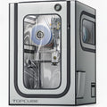 TOPCUBE 3D Printer Enclosure for Bambu Lab A1 Combo, Stainless Steel Frame by TOPCUBE