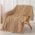 Tuddrom Decorative Extra Soft Faux Fur Blanket Queen Size 80" x 90", Solid by Tuddrom