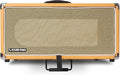 Sound Town Vintage 4U Amp Rack Case, 12.5" Depth with Rubber Feet, Dust Cover, Kickstand, Orange (STVRC-4OR)