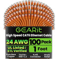 GEARit Cat 6 Patch Cables 1 ft Orange by GEARit