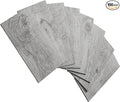 AULIGET 100 Piece Peel and Stick Backsplash PVC Tile, 3 Inch x 6 Inch Dover Gray Stick on Tiles for Backsplash Kitchen, Bathroom, Laundry Room, Camper, Fireplace