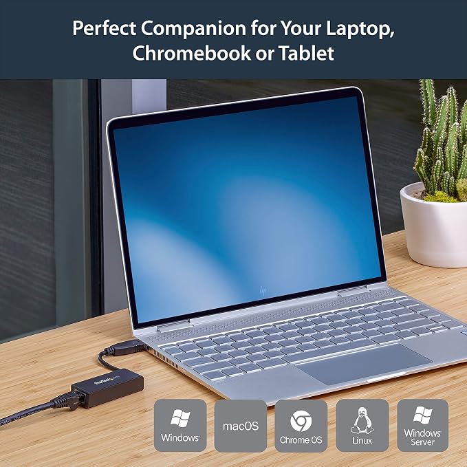 StarTech USB 3.0 to Gigabit Ethernet NIC Network Adapter - Image 5