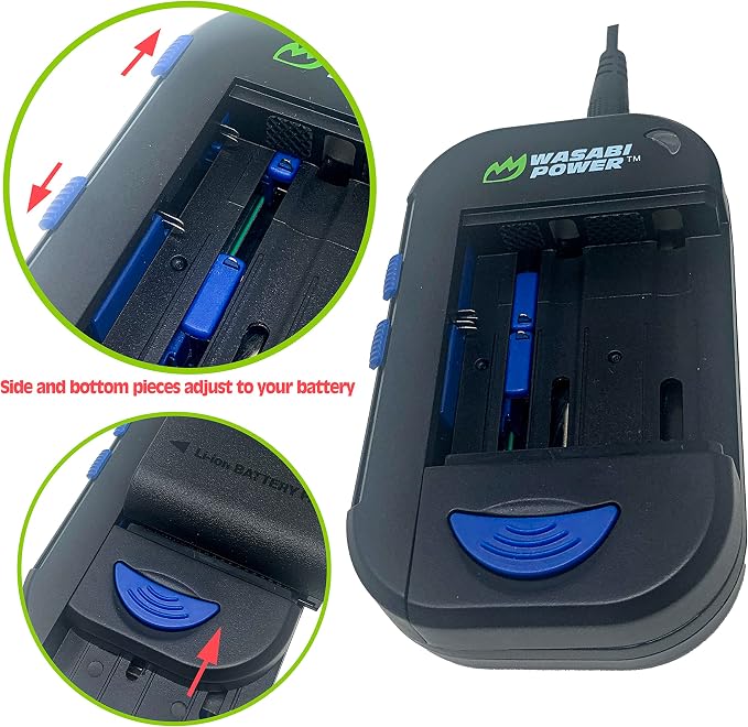 Wasabi Power Universal Camera Battery Charger Compatible - Image 3