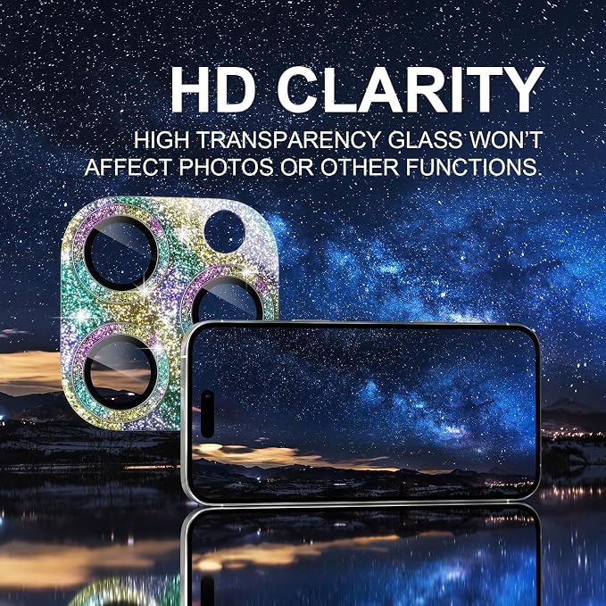Choiche Compatible for iPhone 16 Pro/iPhone 16 Pro Max Camera Lens Protector - Image 5