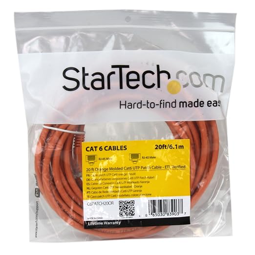 StarTech 20ft CAT6 Ethernet Cable - Image 7