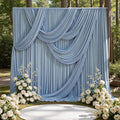 20ft x 15ft Dusty Blue Backdrop Curtains by CO-AVE