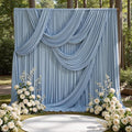 10ft x 15ft Dusty Blue Backdrop Curtains by CO-AVE