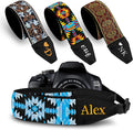 Art Tribute Custom Camera Strap Bohemian Blue by ArtTribute