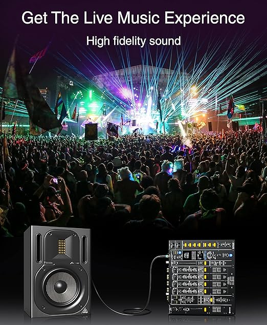 BlueRigger RCA Audio Subwoofer Cable (15FT, Dual Shielded, Gold Plated RCA Connectors) – for Subwoofer, Amplifier, Home Theater