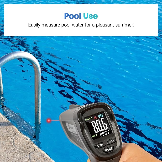 Etekcity Temperature Gun Infrared Thermometer -58°F 1130°F, Digital Laser Heat - Image 7