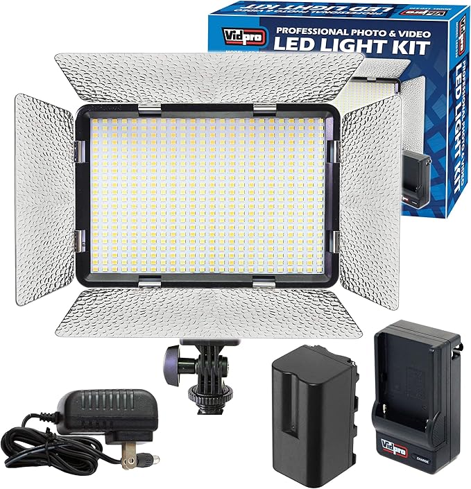 Vidpro LED-530 Photo and Video Light Kit by Vidpro
