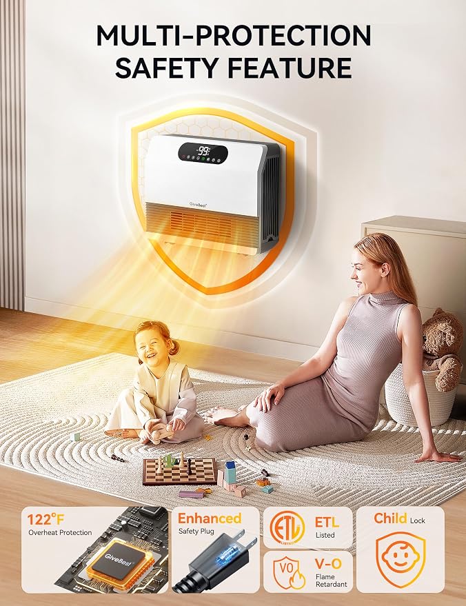 GiveBest Electric Wall Heater, Space Heaters - Image 5