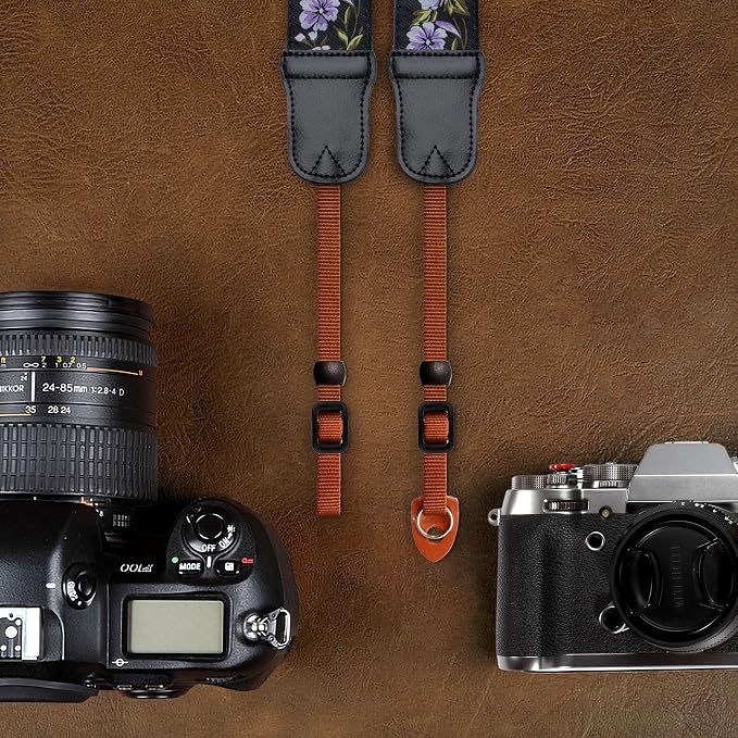 Padwa Lifestyle Purple Flower Camera Strap - Image 6
