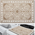 Teenyyou 1 Pcs 26" x 18" Dryer Top Protector Mat, Washer and Dryer Topper, Non Slip Waterproof Machine Cover Dust Proof Quick Drying Topper Pad for Laundry and Kitchen (Persian)