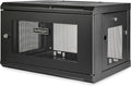 StarTech.com 2-Post 6U Wall Mount Network Cabinet w/ 1U Shelf, Ships Fully by StarTech
